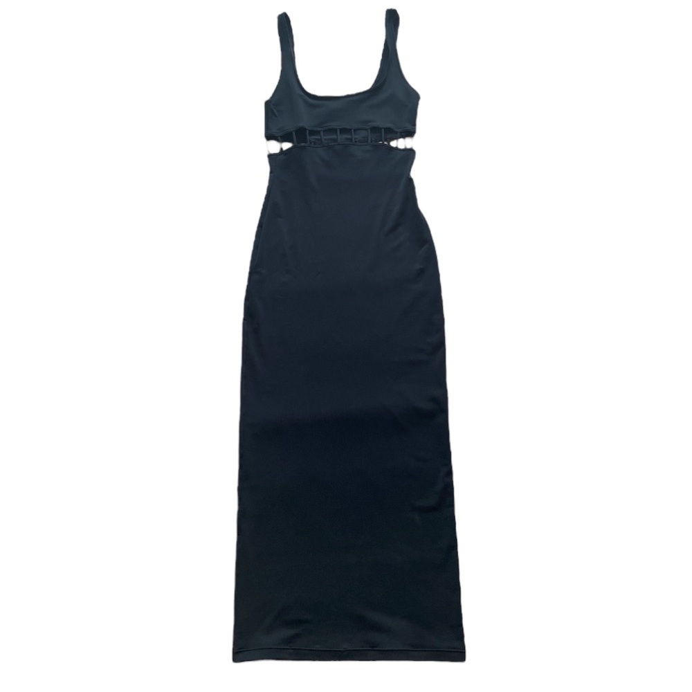 vintage Herve Leger midi black dress, size large (fits like a small / medium)